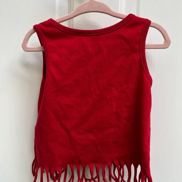 NWOT Way to Celebrate Patriotic 2T Red, White & Blue Free to Sparkle Girls Tank - Picture 3 of 4